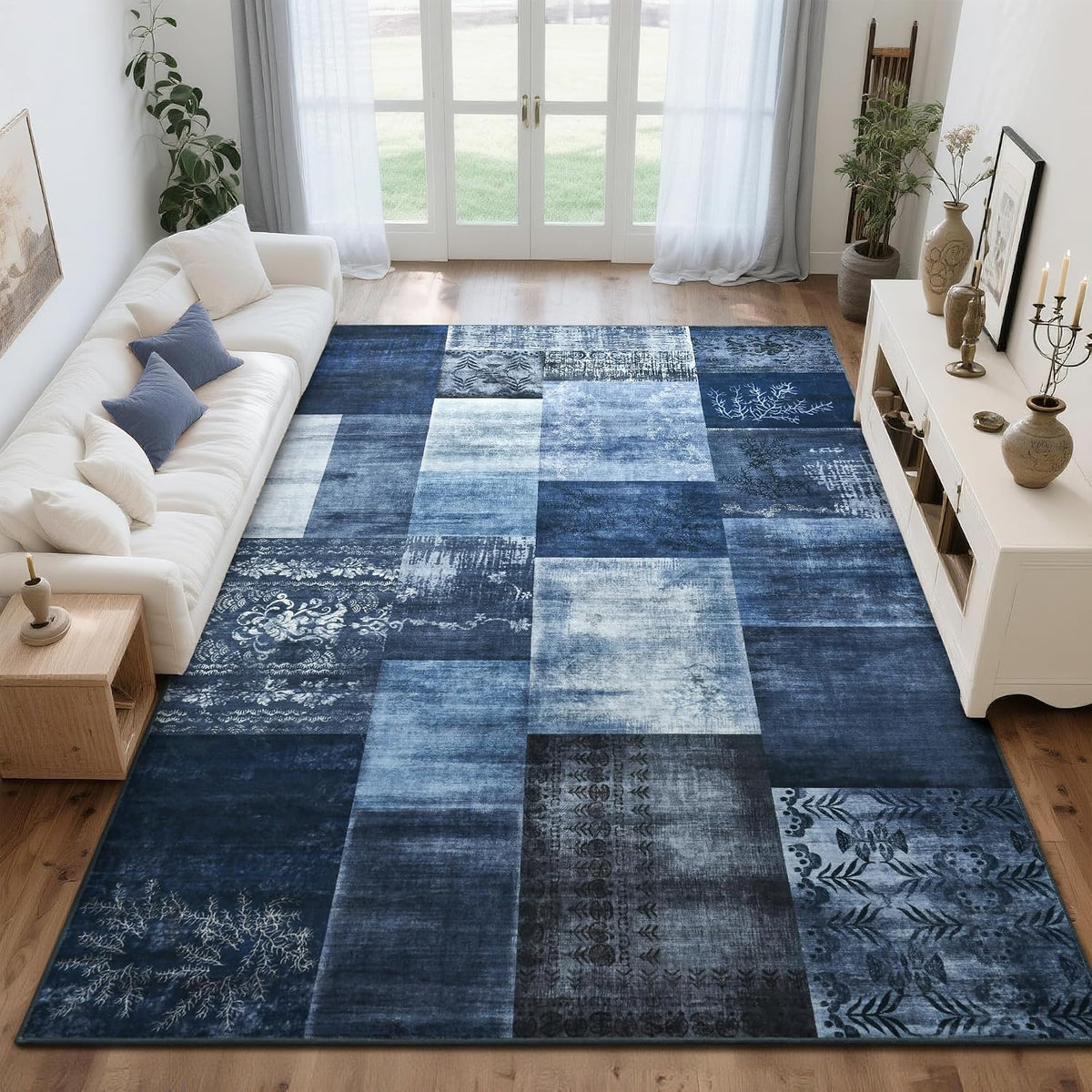 9X12 Washable Area Rugs for Living Room Bedroom