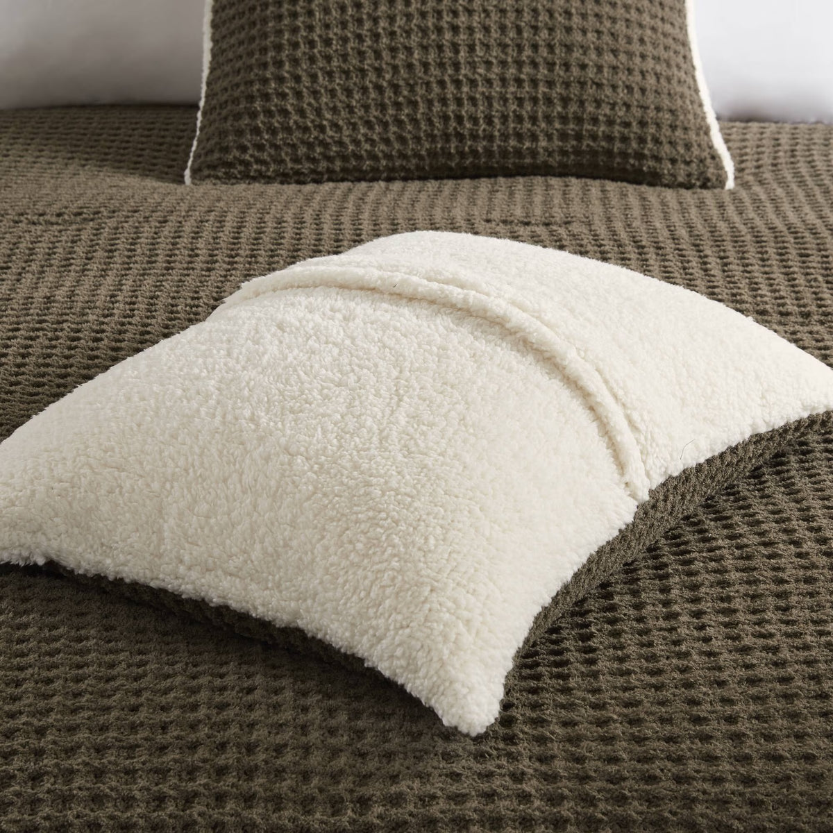 Bedding Sets, Waffle Knit Chenille Comforter Set King, Bed Sets, Comforter Sets,