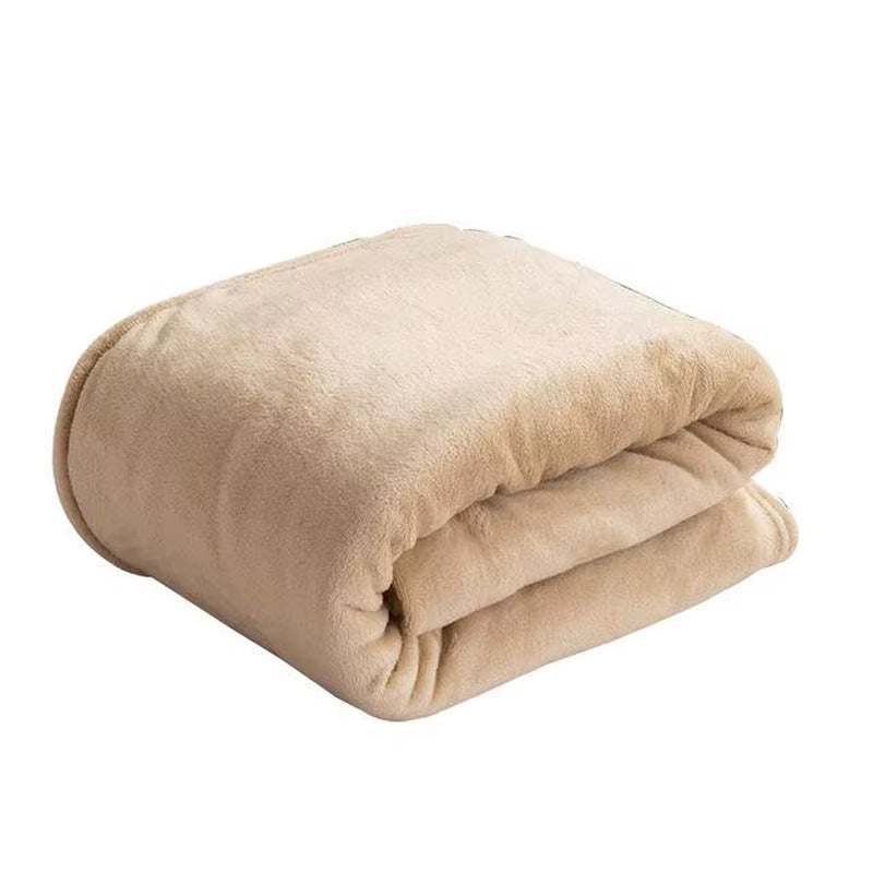 Super Soft Coral Fleece Flannel Blankets Leopard Zebra Stripe Printed Sofa Bed Bedspread Plaid Blankets
