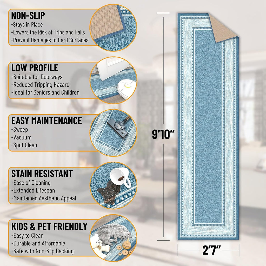 3X10 Runner Rug for Hallway – Kitchen Rug Runners