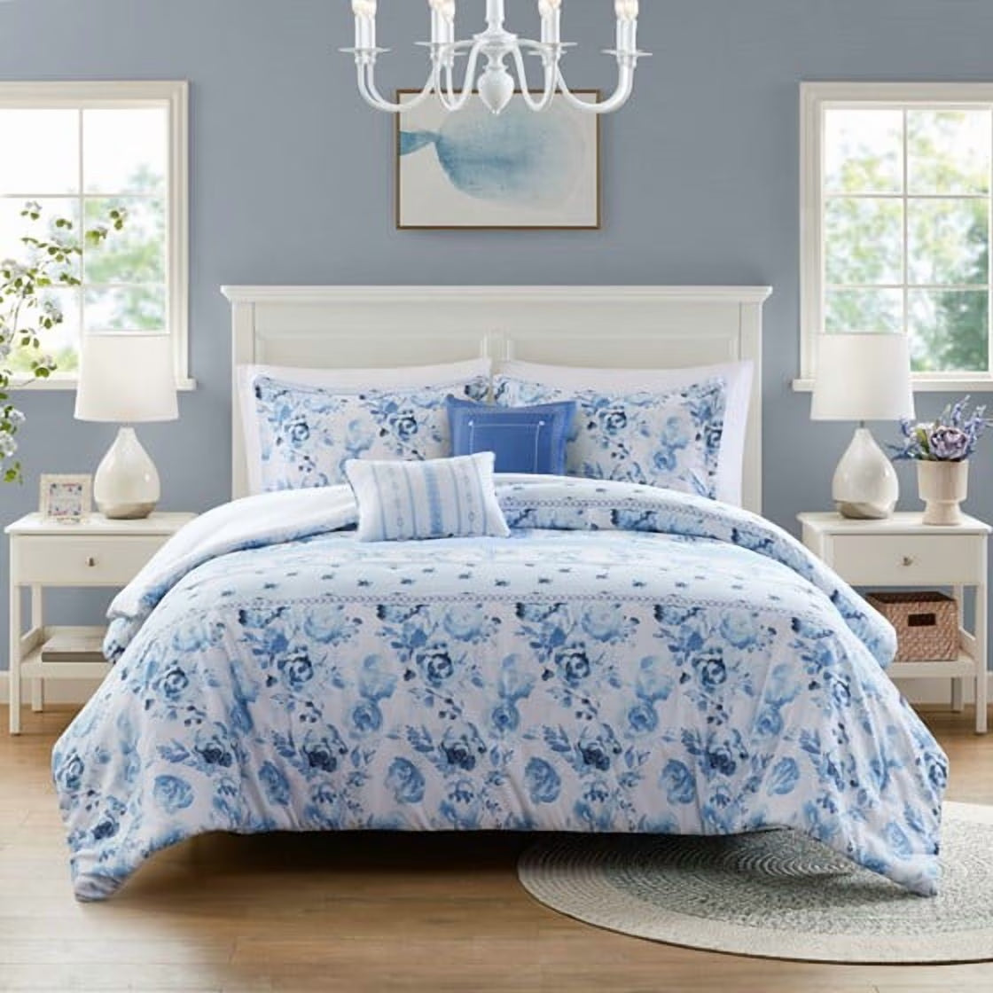 Bedding Sets, Twin/Twin XL Floral Striped Comforter Set, Bed Sets, Comforter Sets,