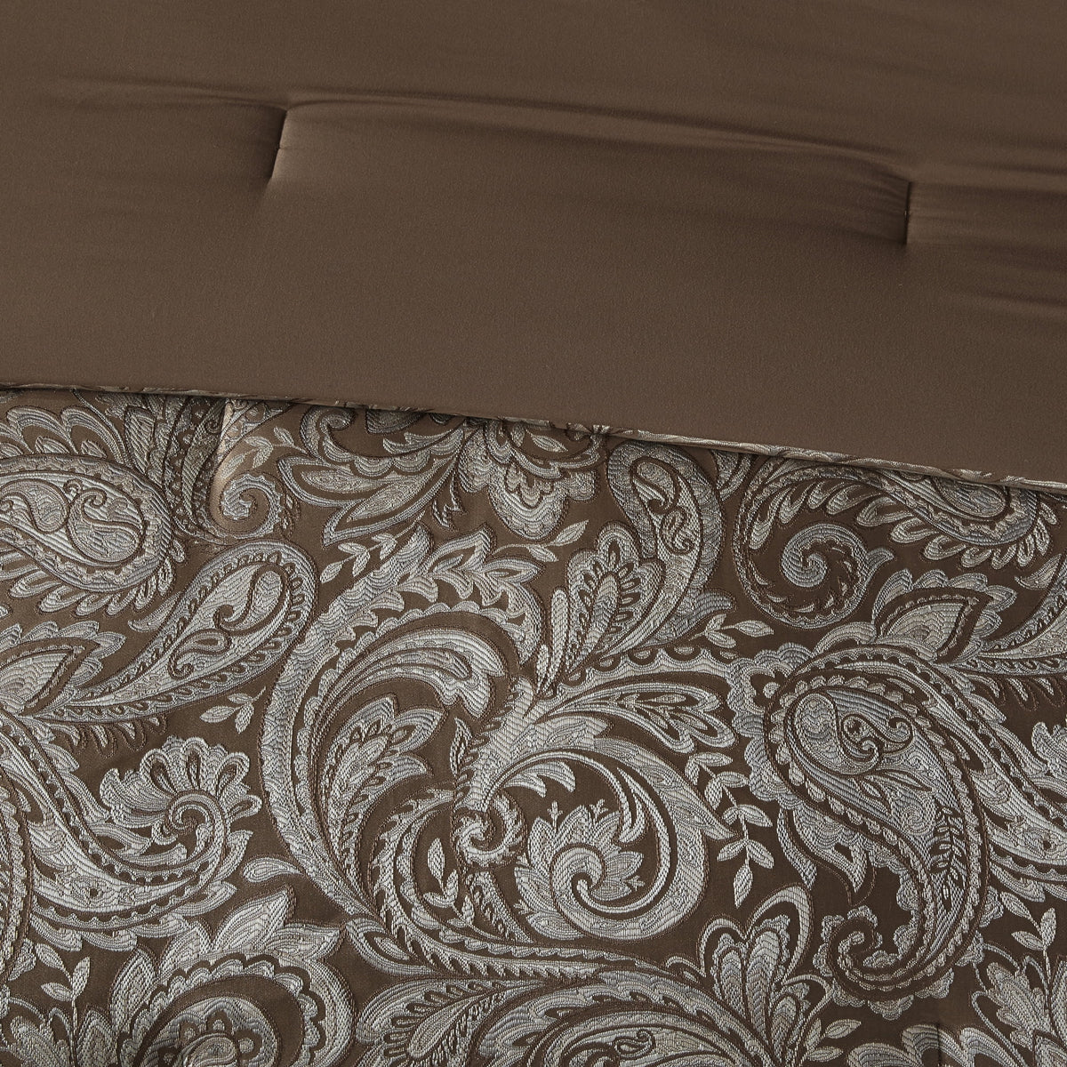Bedding Sets 12 Piece Comforter Set with Cotton Bed Sheets Blue/Brown Cal King,Bed Sets