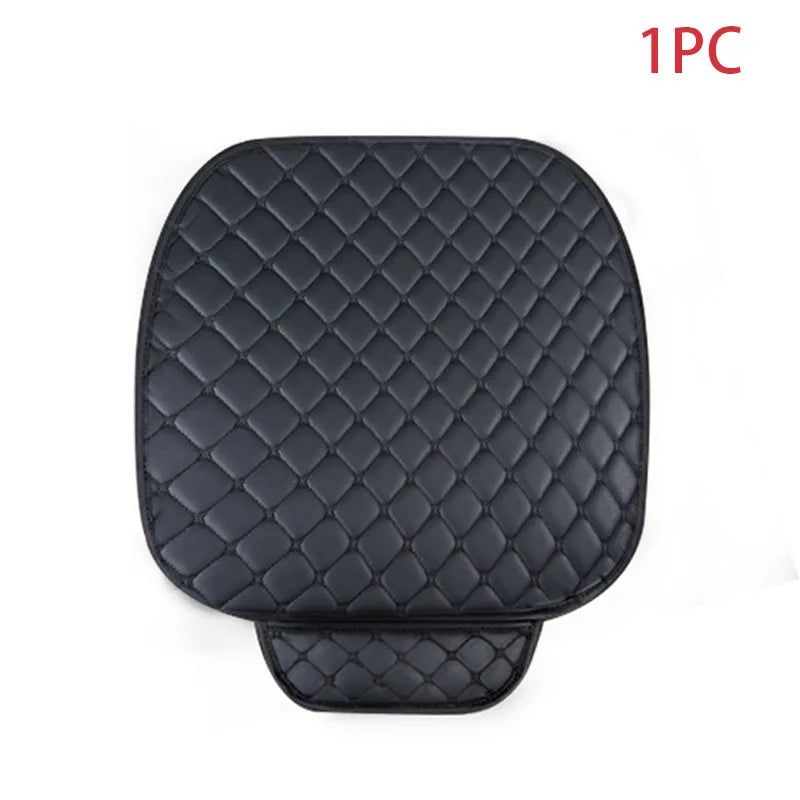 Universal Car Seat Covers Pu Leather Car Seat Protector Four Seasons Car Seat Cushion Chair Carpet Pad Auto Accessories