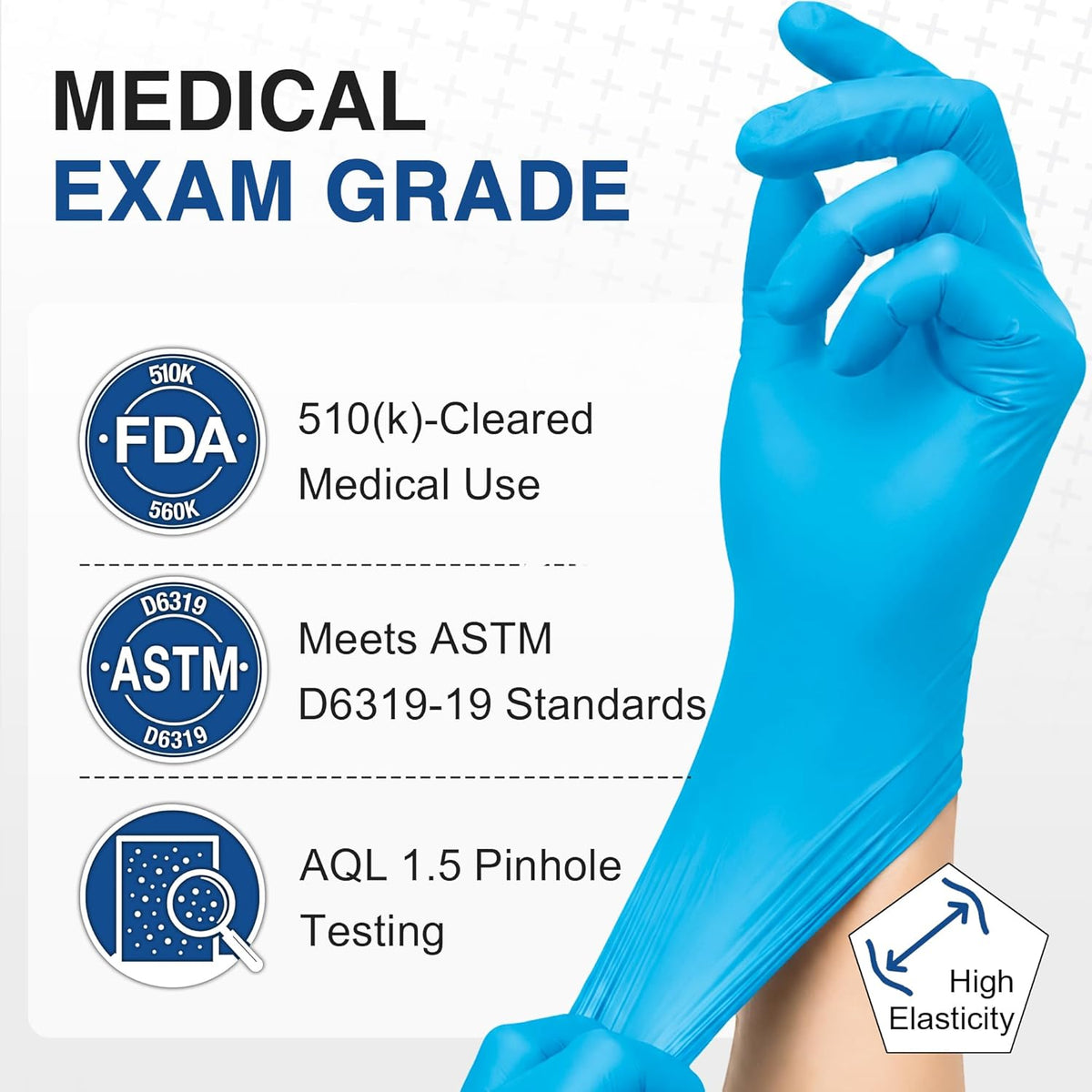 Nitrile Gloves, Gloves Disposable Latex Free, Powder Free