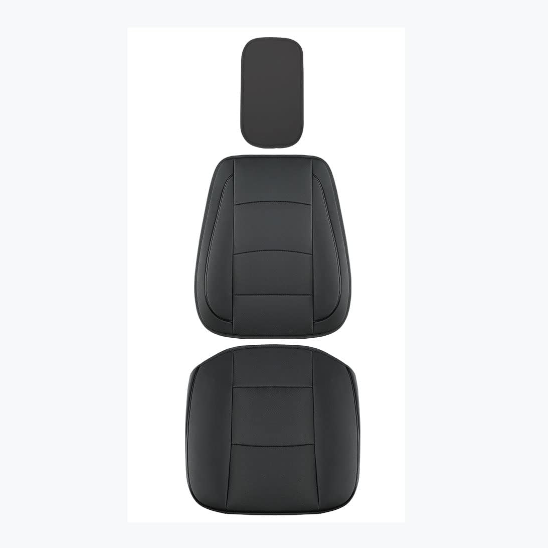 1 Pack Luxury Automotive Seat Cover Water Proof PU Leather Front Car Seat Cover Protectors Seat Cover Universal Fit 95% Vehicles