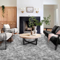 Faux Sheepskin Rug Fur Area Rugs Grey 10X12 Fluffy Rug Washable Rugs for Living Room and Bedroom Shag Rug Fluzzy Rug