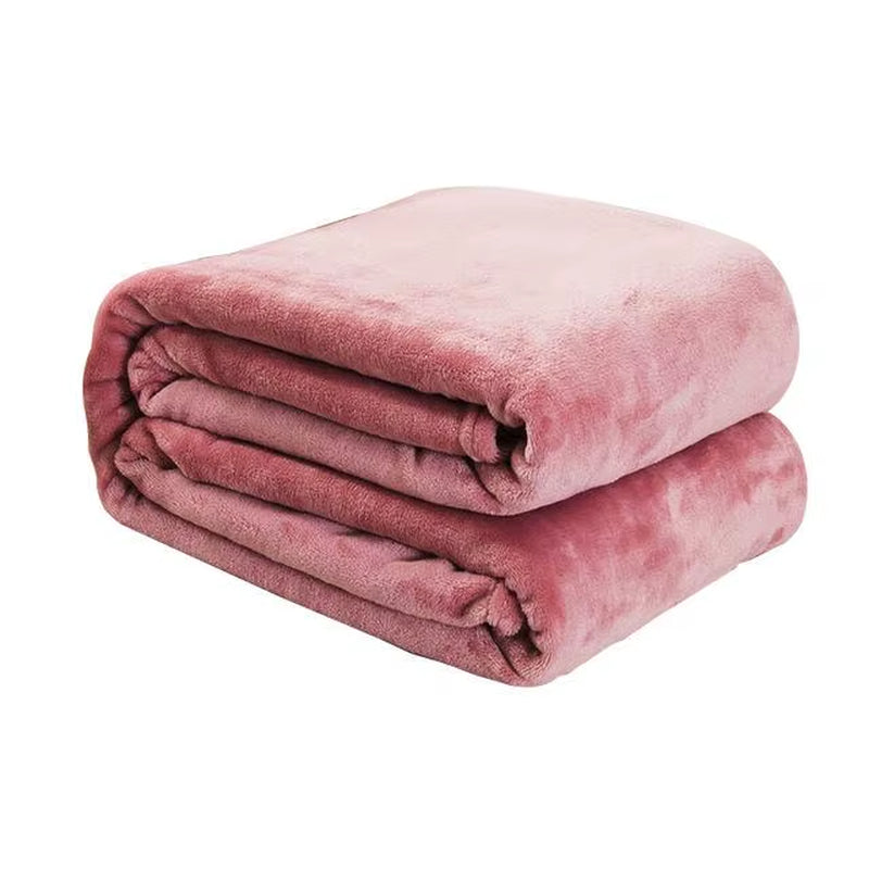 Super Soft Coral Fleece Flannel Blankets Leopard Zebra Stripe Printed Sofa Bed Bedspread Plaid Blankets