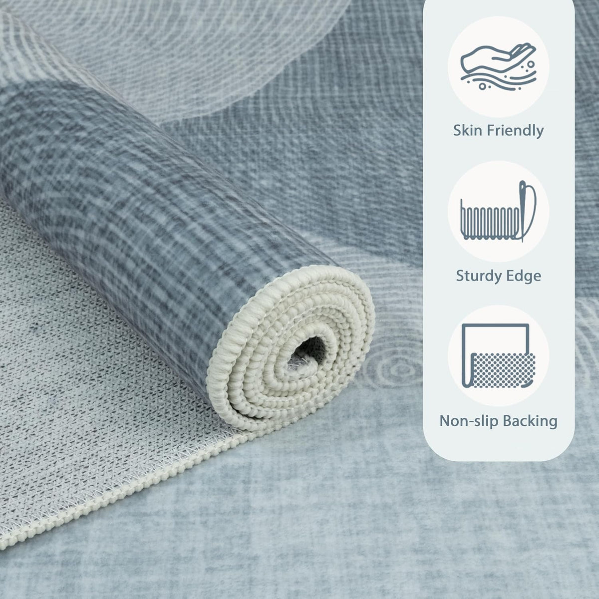 Large Modern Area Rugs 8X10 Washable Rug for Living Room Bedroom