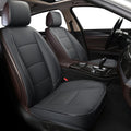 1 Pack Luxury Automotive Seat Cover Water Proof PU Leather Front Car Seat Cover Protectors Seat Cover Universal Fit 95% Vehicles