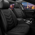 Car Seat Covers for Honda Civic 2000-2026, Stylish Sport Seat Cover, Premium Nappa Leather Car Seat Cover. Automobile Seat Covers Sets.(Standard 2 Seats/Pure Black)