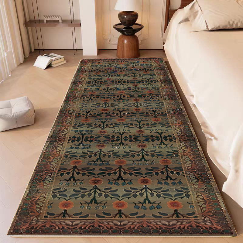 Arts and Crafts Collection Area Rug Ultra Soft Washable Rug, Non Slip Area Rug Indoor, Stain Resistant Rugs for Living Room Bedroom Vintage Home Decor