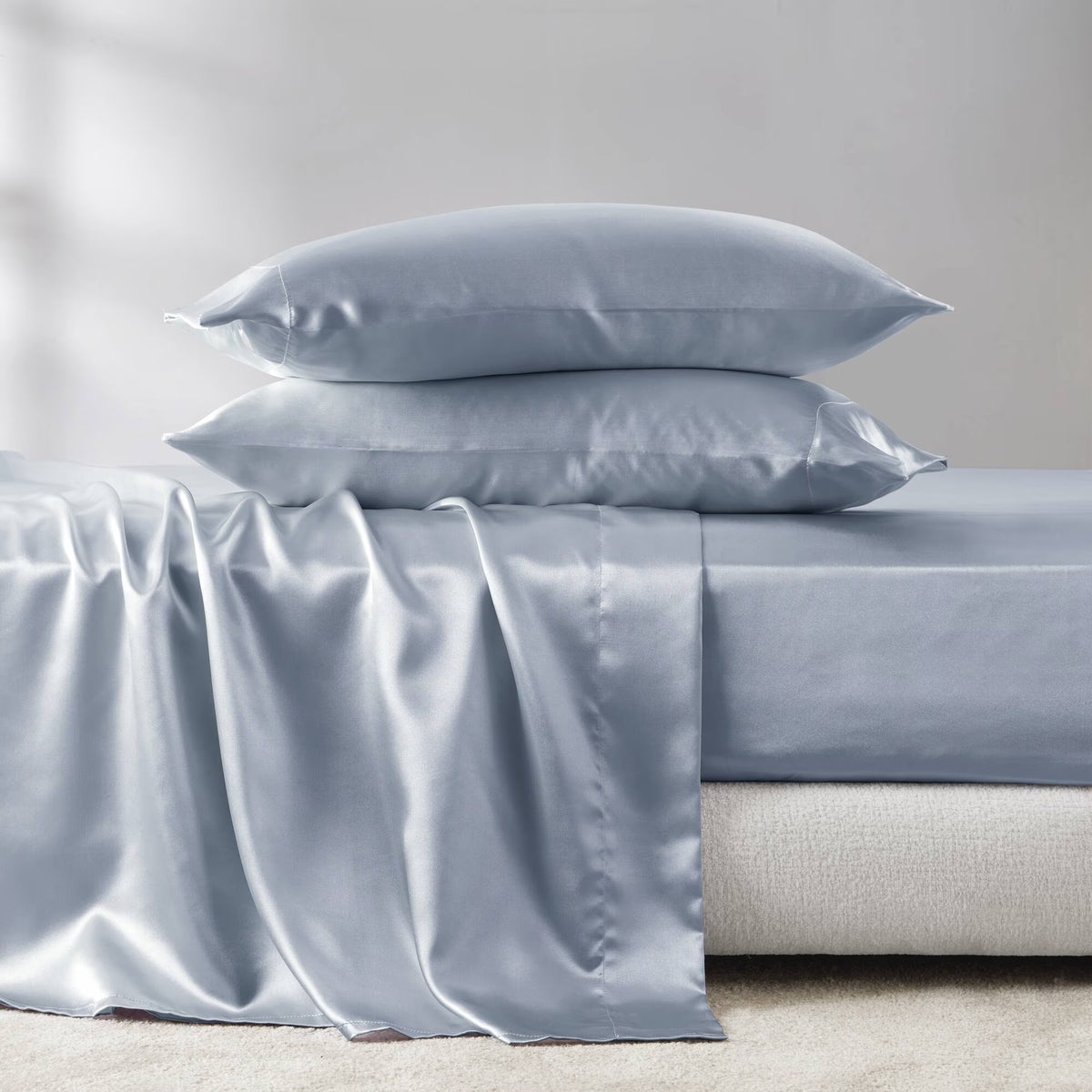 Bedding Sets, Satin Luxury Sheet Set Cal King, Bed Sets, Comforter Sets,