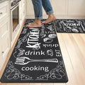 Kitchen Mats for Floor, Cushioned anti Fatigue Kitchen Rugs Set of 2