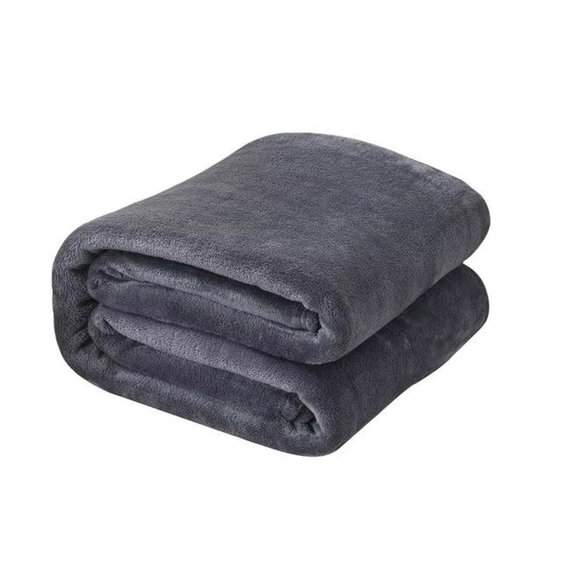 Super Soft Coral Fleece Flannel Blankets Leopard Zebra Stripe Printed Sofa Bed Bedspread Plaid Blankets