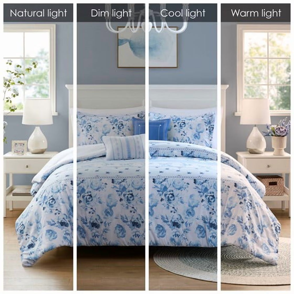 Bedding Sets, Twin/Twin XL Floral Striped Comforter Set, Bed Sets, Comforter Sets,