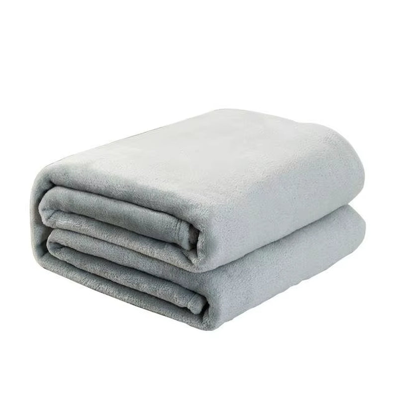 Super Soft Coral Fleece Flannel Blankets Leopard Zebra Stripe Printed Sofa Bed Bedspread Plaid Blankets