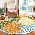 5.25'Round Area Rug,Non Slip Washable round Rug Boho Area Rug for Living Room,Bedroom,Home Decor,Office,Dining Room,Gray