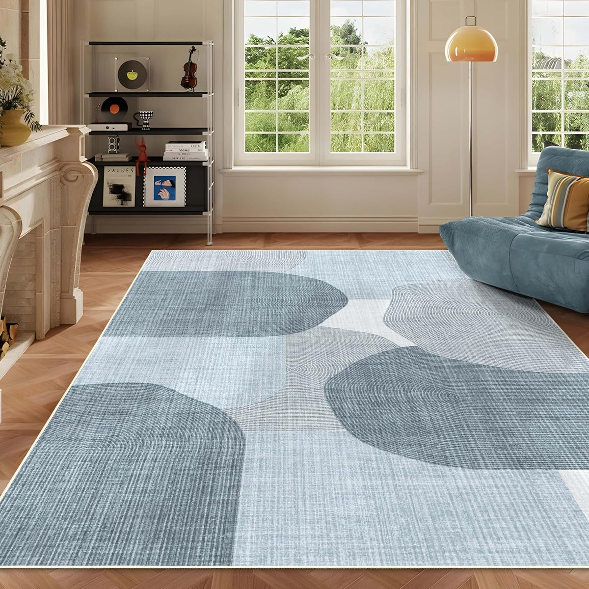 Large Modern Area Rugs 8X10 Washable Rug for Living Room Bedroom