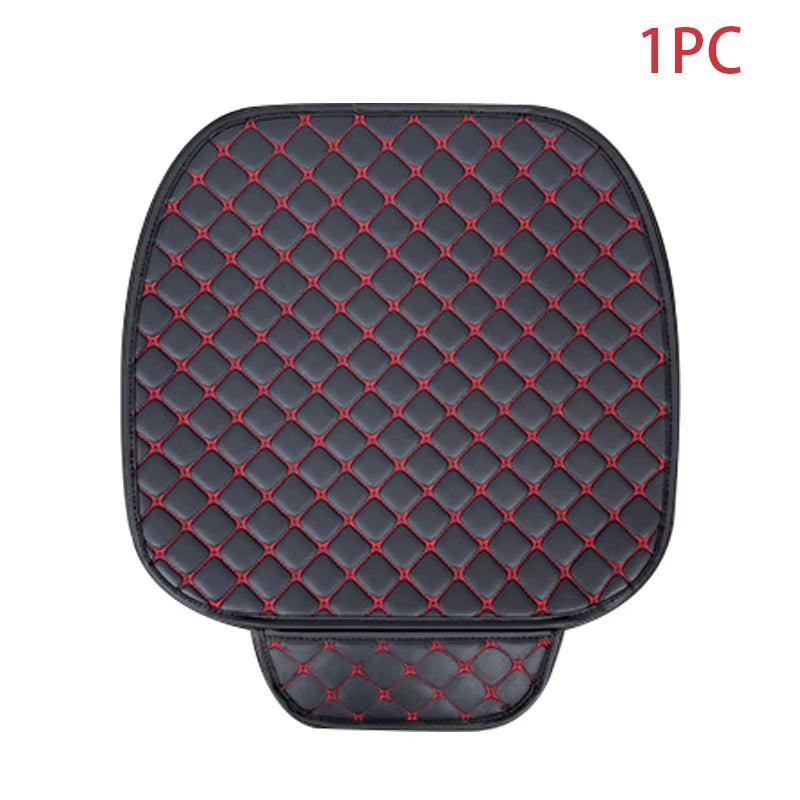 Universal Car Seat Covers Pu Leather Car Seat Protector Four Seasons Car Seat Cushion Chair Carpet Pad Auto Accessories