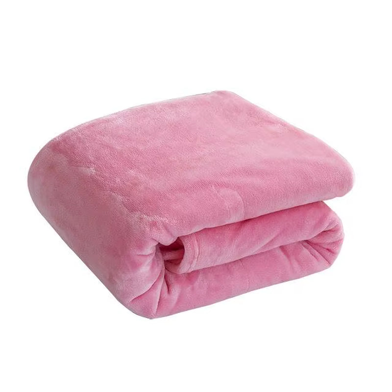 Super Soft Coral Fleece Flannel Blankets Leopard Zebra Stripe Printed Sofa Bed Bedspread Plaid Blankets