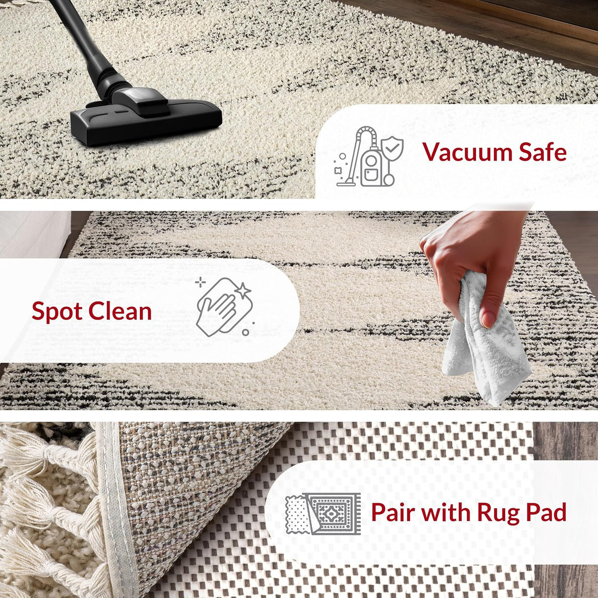 Bria off White Diamond Power Loomed Runner Rug, 2' X 10'